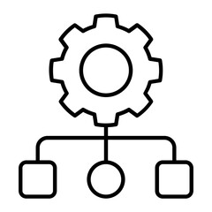 Hierarchy Outline Icon