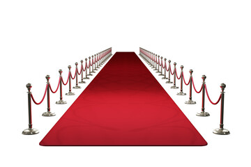 Digitally generated image of red carpet event