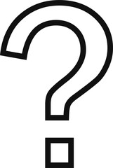 Vector of question mark symbol