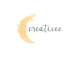 Fototapeta premium minimal logo 