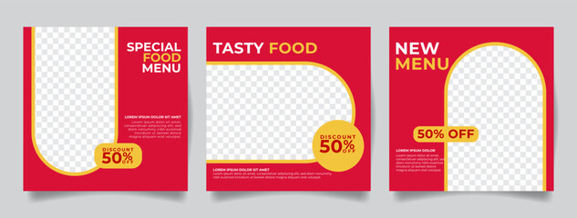 Food Social Media simple Banner Post