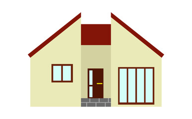 日本の住宅のイラスト