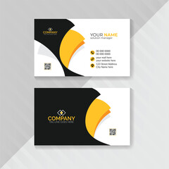 Double-sided  modern and minimalist creative business card vector print-ready design template, name card, visiting card, vector card, 