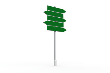 Green signpost © vectorfusionart