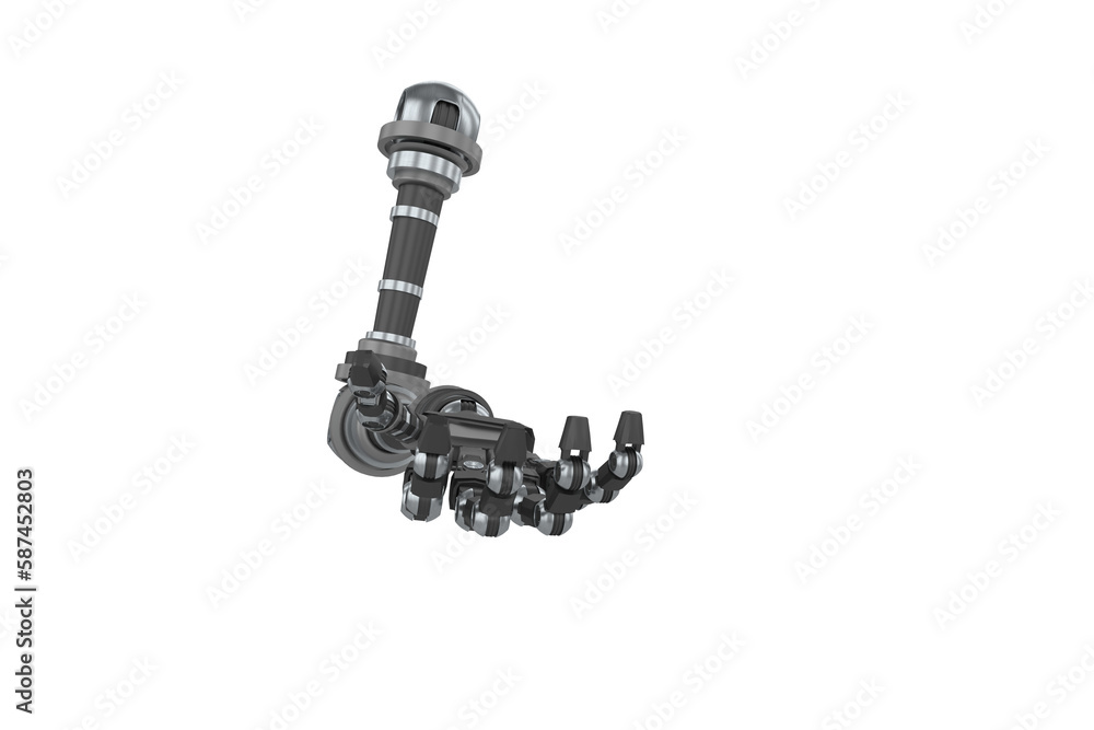 Poster digital image of robotic arm