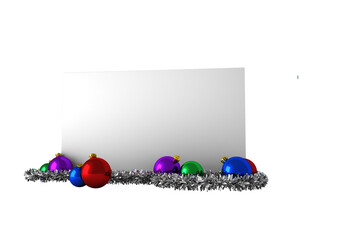 Christmas decoration and poster