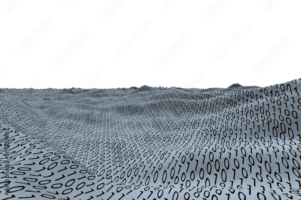 Poster binary code landscape