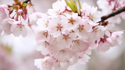 Fototapeta na wymiar Cherry blossom in bloom
