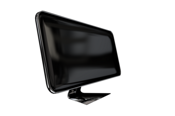 Digitally generated image of a blank digital clock