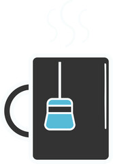 Computer graphic image of tea cup