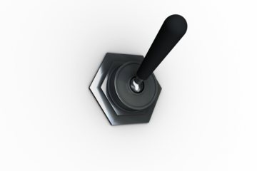 Digitally generated metal flip switch