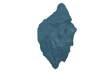 Fototapeta premium Rock formation on white background