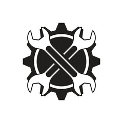 mechanic tool logo icon vector