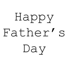 Digitally composite image of stylish Happy Fathers day message