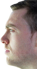 Obraz premium Rugby player on a profile view