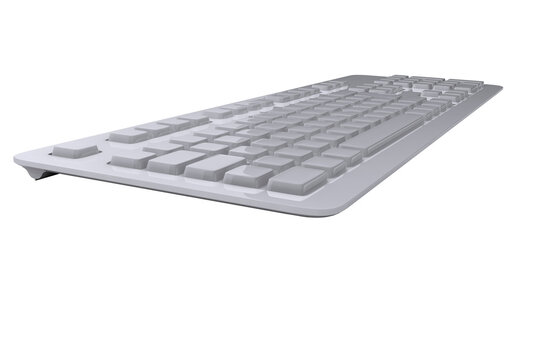Computer generated image of computer keyboard