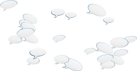 Abstract image of speech bubble