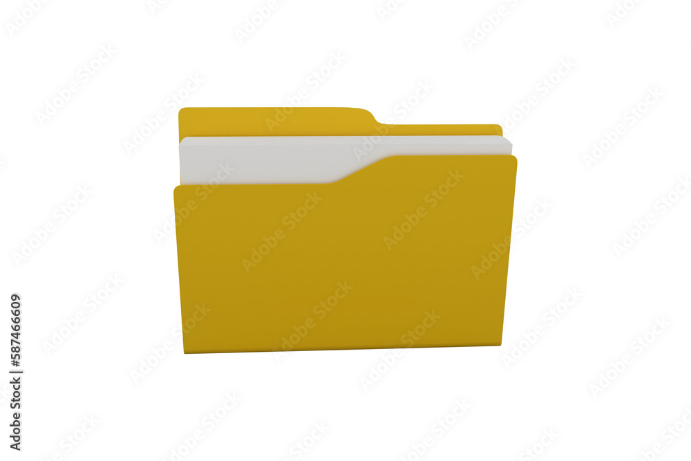 Poster digital image of folder