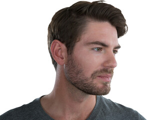 Obraz premium Man looking away