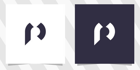 letter p logo design template