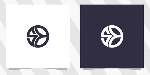 letter sb bs logo design © euforia