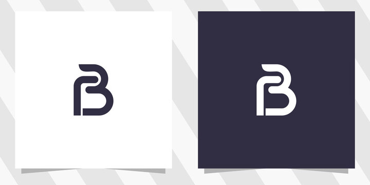 letter rb br logo design