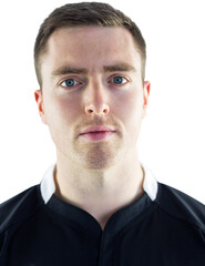 Fototapeta premium A rugby player looking at the camera