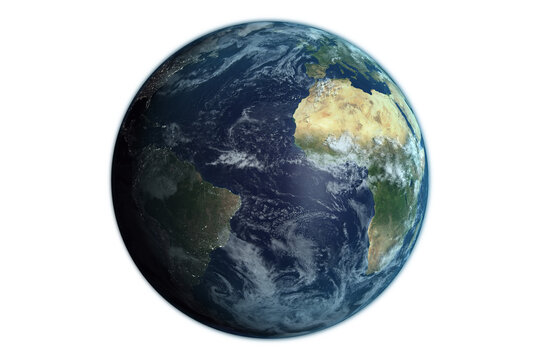 Digitally genearated image of earth