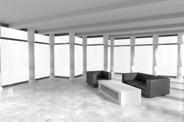 View of modern sitting room