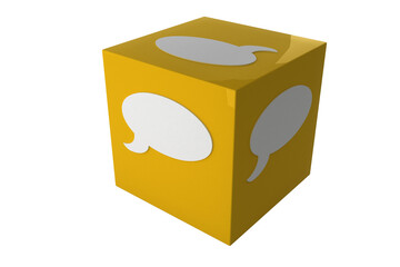 Chat app on cube