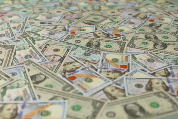 Dollars bill background. Financial concept.