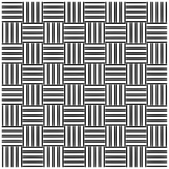 Dark background with abstract shapes. Black and white texture. Seamless monochrome repeating pattern for web page, textures, card, poster, fabric, textile.