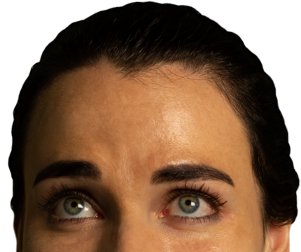 Close view of woman eyes