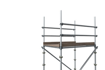 Digitally generated image of scaffolding 
