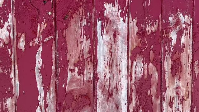 Faded Red Barnboard Detail