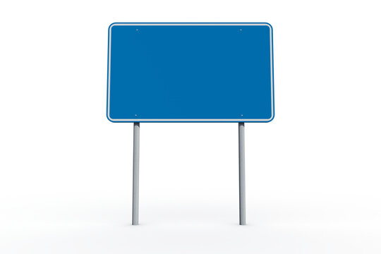 Blue billboard