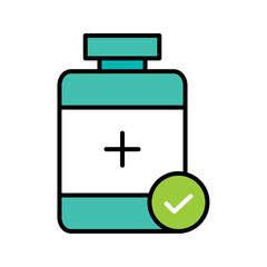 Healthcare medicine bottle