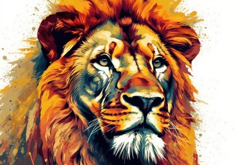 head of lion
