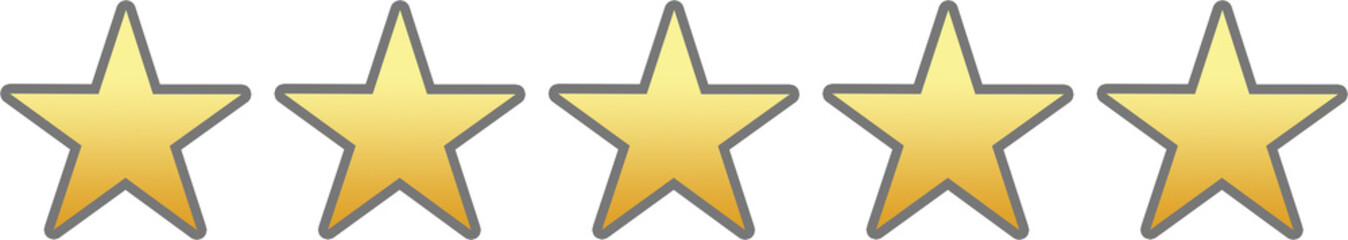 Five stars rating