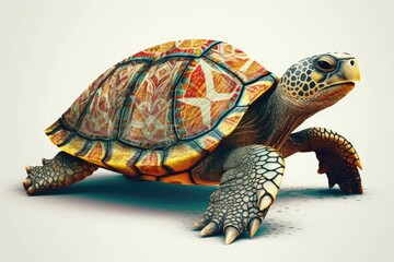 Obraz premium turtle on a rock