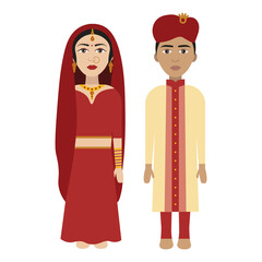 Gujarati bride and groom