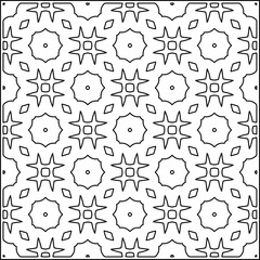 Stylish texture with figures from lines .Geometric lines art. Black and white pattern. Abstract background for web page, textures, card, poster, fabric, textile.