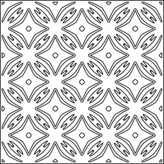 Stylish texture with figures from lines .Geometric lines art. Black and white pattern. Abstract background for web page, textures, card, poster, fabric, textile.