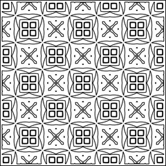 Stylish texture with figures from lines .Geometric lines art. Black and white pattern. Abstract background for web page, textures, card, poster, fabric, textile.