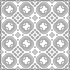 Stylish texture with figures from lines .Geometric lines art. Black and white pattern. Abstract background for web page, textures, card, poster, fabric, textile.