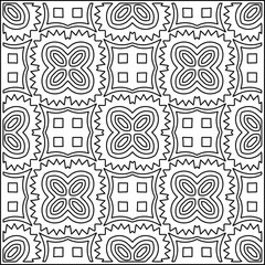 Stylish texture with figures from lines .Geometric lines art. Black and white pattern. Abstract background for web page, textures, card, poster, fabric, textile.