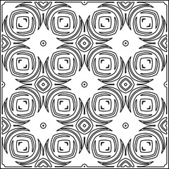 Stylish texture with figures from lines .Geometric lines art. Black and white pattern. Abstract background for web page, textures, card, poster, fabric, textile.
