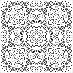 Stylish texture with figures from lines .Geometric lines art. Black and white pattern. Abstract background for web page, textures, card, poster, fabric, textile.