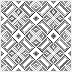 Stylish texture with figures from lines .Geometric lines art. Black and white pattern. Abstract background for web page, textures, card, poster, fabric, textile.