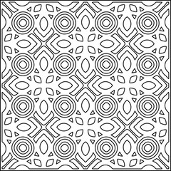 Stylish texture with figures from lines .Geometric lines art. Black and white pattern. Abstract background for web page, textures, card, poster, fabric, textile.